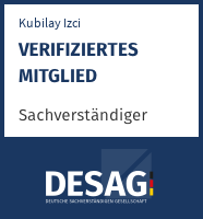 DESAG Sachverständigen-Zertifikat: Kubilay Izci