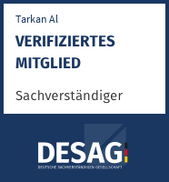DESAG Sachverständigen-Zertifikat: Tarkan Al