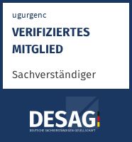 DESAG Sachverständigen-Zertifikat: ugurgenc
